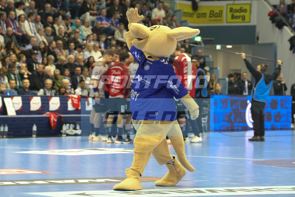 VfL Gummersbach Saison 25/26 - © Sportfoto-Sale (MK) | Maskottchen Gummi - VfL Gummersbach Saison 25/26 - © Sportfoto-Sale (MK) - Realisiert mit Pictrs.com