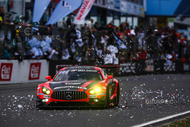 24hNbr19_0217884BK_JS | 24h Nürburgring 2019 - ADAC TOTAL 24-Rennen - Foto: Gruppe C Photography; #3 Mercedes-AMG GT3, Mercedes-AMG Team Black Falcon: Maxi Buhk, Hubert Haupt, Thomas Jaeger, Luca Stolz - Realisiert mit Pictrs.com