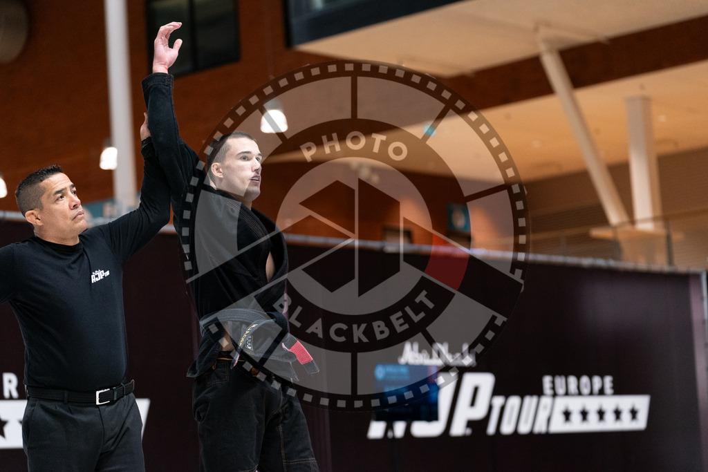 20241012PBB4120 | Athletes compete during the AJP Tour Europe Continental Jiu-Jitsu Professional Championship on October 12, 2024 in Almere near Amsterdam, Netherlands. © Chiara Dazi / photoblackbelt