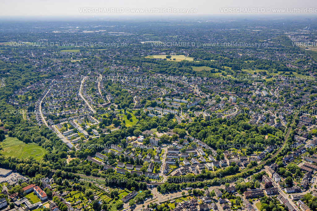 Essen250507864 | Luftbild, Wohngebiet Ortsansicht Ortsteil Gerschede, Essen, Ruhrgebiet, Nordrhein-Westfalen, Deutschland