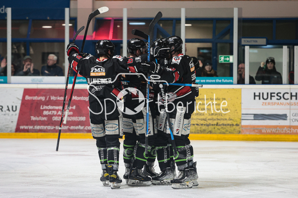 EHC Königsbrunn - TSV Peißenberg | Die Hausherren jubeln zum ersten mal / Das 1-0 durch Marco STERNHEIMER (EHC #6)