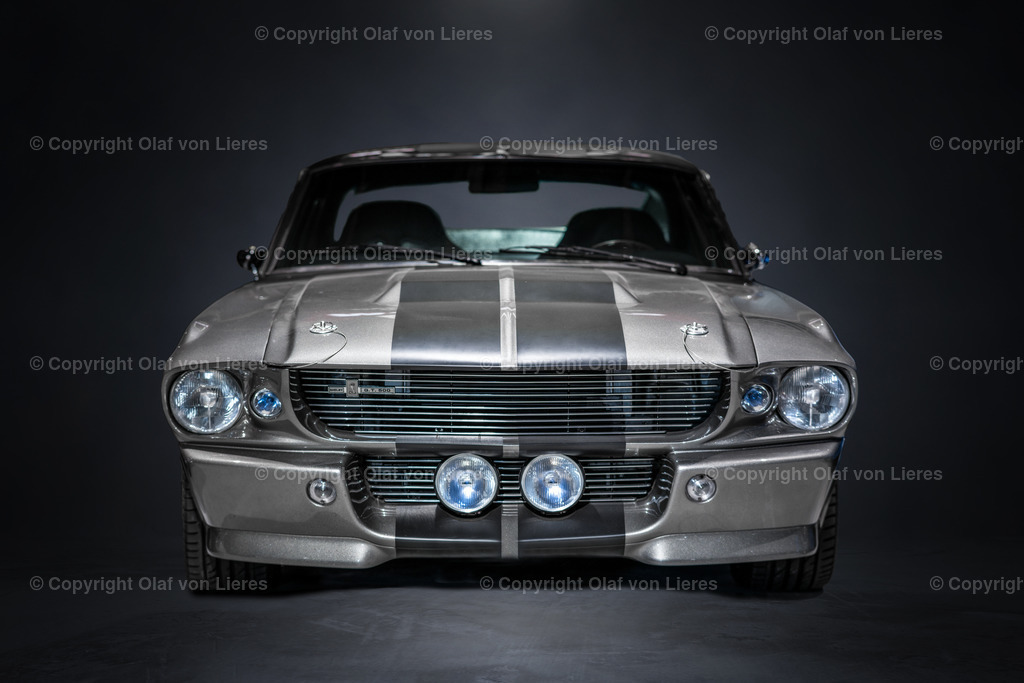 Ford Mustang "Eleanor" | Frontansicht Ford Mustang als Wandbild