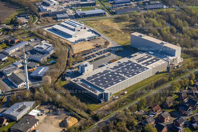 Ascheberg250400343 | Luftbild,Gewerbegebiet Nord an der B58 , DAVERT - Midsona Deutschland GmbH, Ascheberg, Münsterland, Nordrhein-Westfalen, Deutschland,