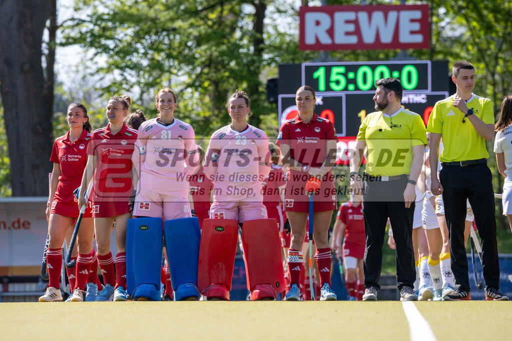 SFE_20250412_0015 | Köln, Deutschland, 12.04.2025:  Hockey 1. Bundesliga Damen Rot-Weiss Köln - Harvestehuder THC im KTHC Stadion Rot-Weiss Köln Tennis and Hockey Club am 12.04.2025 in Köln, Deutschland. (Foto von Stephan Fehrmann)Köln, Germany, 12.04.2025: Hockey 1. Bundesliga Damen Rot-Weiss Köln - Harvestehuder THC in KTHC Stadion Rot-Weiss Köln Tennis and Hockey Club at 12.04.2025 in Köln, Deutschland. (Foto from Stephan Fehrmann)