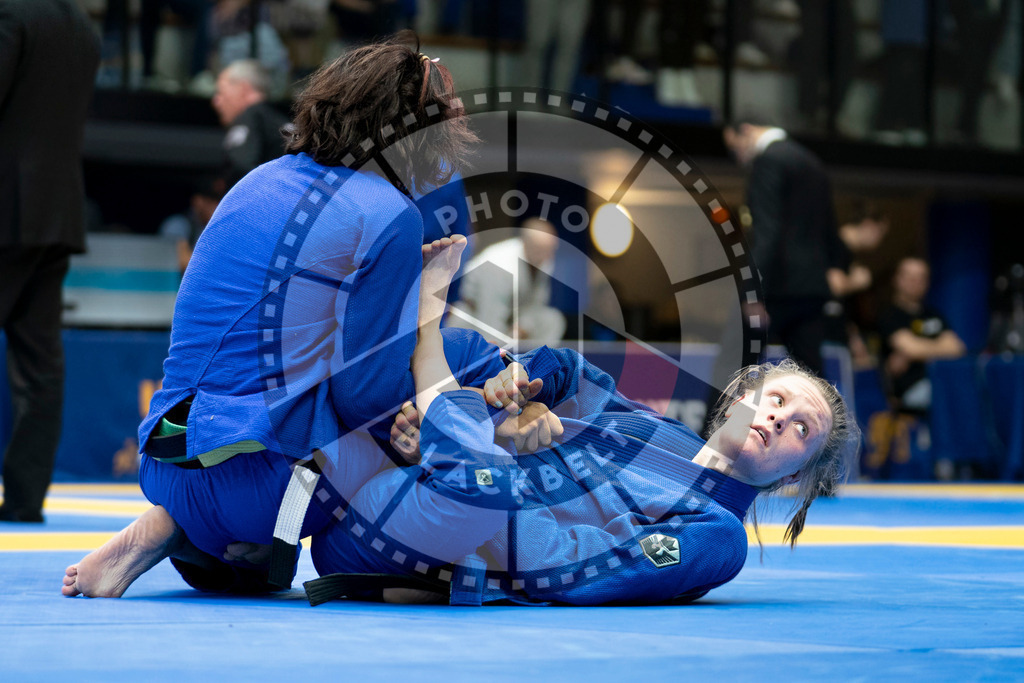 20240126PBB1186 | Fighters compete during the Brazilian Jiu-Jitsu European Championship of the IBJJF in Paris, France, on January 26, 2024.