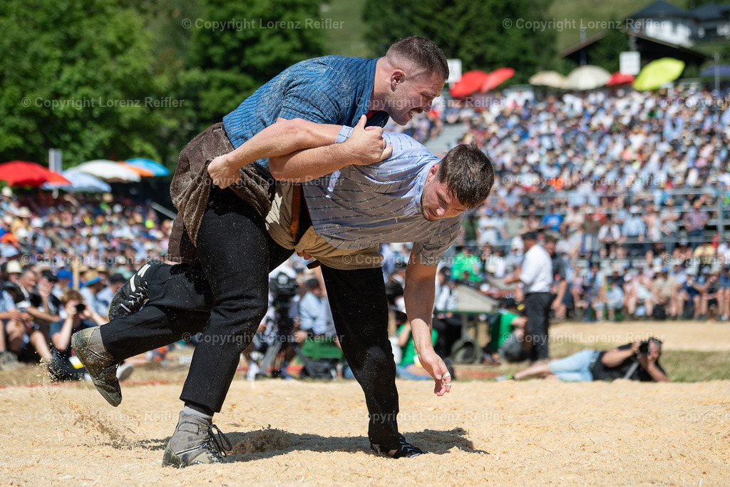 Schwingen -  Schwarzseeschwinget 2025 | Schwarzsee, 22.6.25, Schwingen - Schwarzseeschwinget.