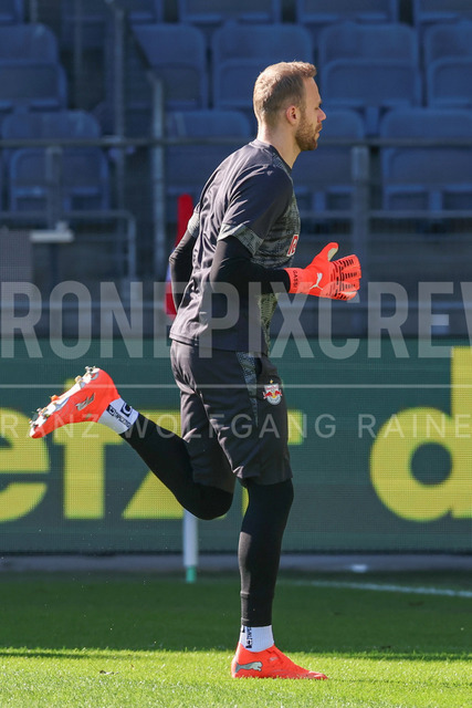 Grazer AK 1902 vs FC Red Bull Salzburg – Austrian Bundesliga | Graz, Austria, 15.Feb.26 - SOCCER - ADMIRAL Bundesliga, Grazer AK 1902 vs FC Red Bull Salzburg. The image shows Alexander Schlager (Red Bull Salzburg) during warm up.