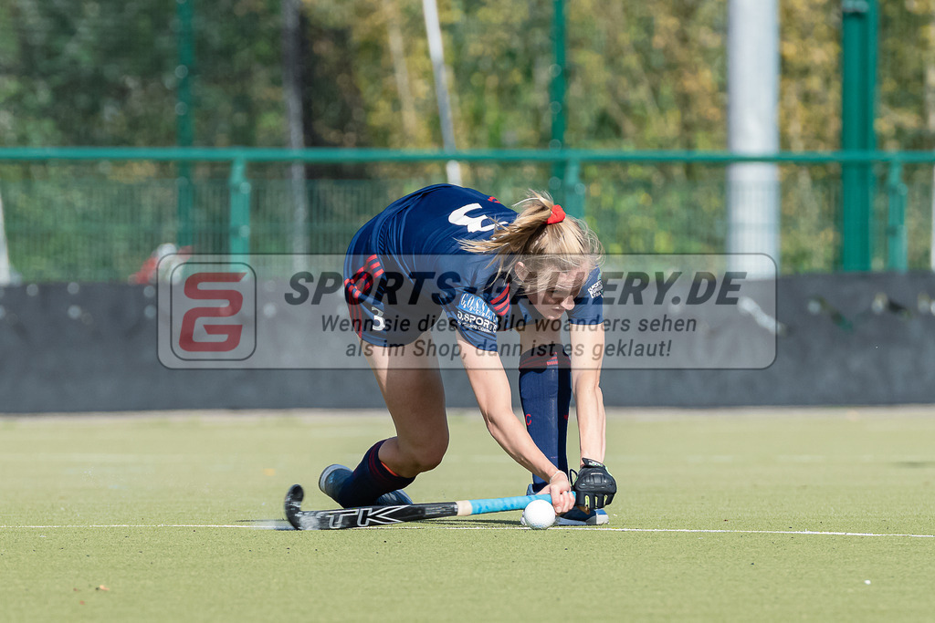 HK_20231007_105043 | 1.Bundesliga Damen Düsseldorfer HC - Großflottbeker THGC am 7.10.2023 DHC, Düsseldorf , Annika Sprink ( Düsseldorfer HC #3 )