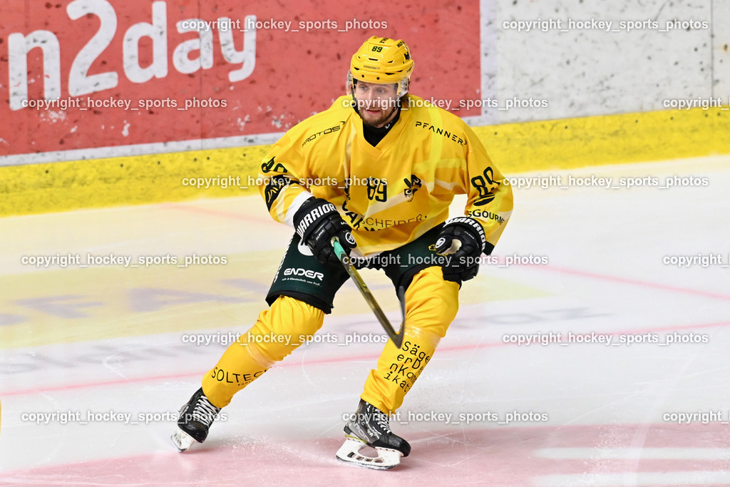 ATSE Graz vs. EHC Lustenau | #89 Tiainen Riku Petteri EHC Lustenau, ATSE Graz vs. EHC Lustenau, ATSE Graz vs. EHC Lustenau am 14.02.2026 in Graz (Merkur Eishalle ), Austria, (Photo by Bernd Stefan)