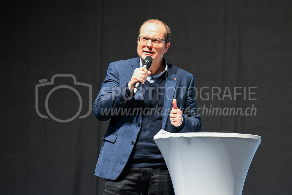 Winterthurer Sportehrung - 23. Februar 2023 | Winterthurer Sportehrung
AXA Arena, Winterthur
Winterthurer Stadtrat Jürg Altwegg, Vorsteher Departement Schule und Sport.
Bild: Sportfotografie Markus Aeschimann | www.markus-aeschimann.ch - Realisiert mit Pictrs.com