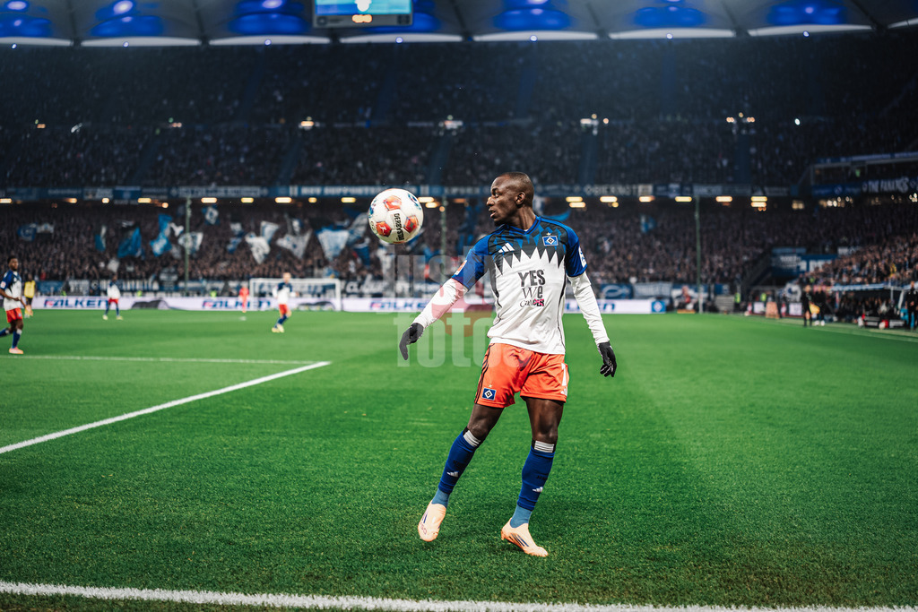 Fußball | Männer | Saison 2025/2026 | 1. Fußball-Bundesliga | 10. Spieltag | Hamburger SV vs. Borussia Dortmund | 08.11.2025 | Jean-Luc Dompe (#7, HSV)