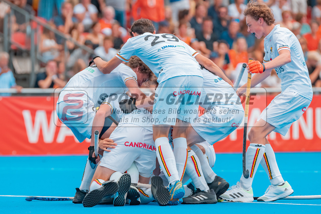 HK_20230715_102327 | Euro Hockey MU18 SF1 Belgium vs Netherlands  Championship Girls &amp; Boys am 15.7.2023 CHTC , Krefeld ,