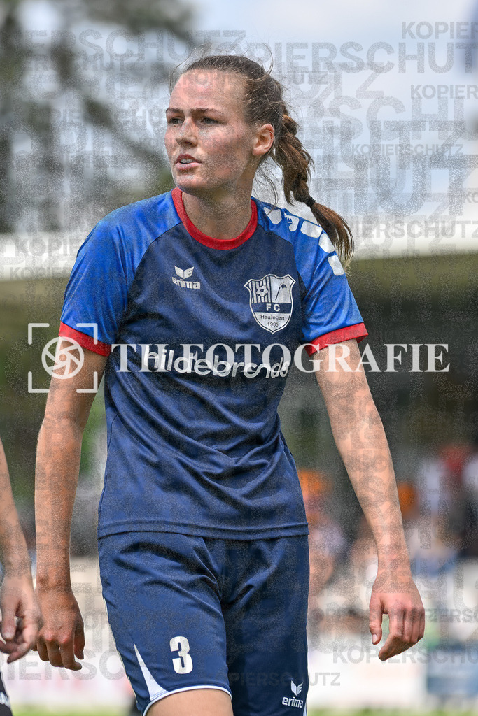 GER, FC Hauingen - SV Waldhaus, Frauen-Fussball, Rothaus Bezirkpokal, Finale, Saison 2024/2025, 29.05.2025 | Julie Le Moult (FC Hauingen, #03)GER, FC Hauingen - SV Waldhaus, Frauen-Fussball, Rothaus Bezirkpokal, Finale, Saison 2024/2025, 29.05.2025Foto: TH Fotografie/Thomas Hess