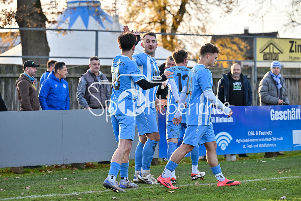 BC Aichach - BC Adelzhausen | Jubel nach 1-1