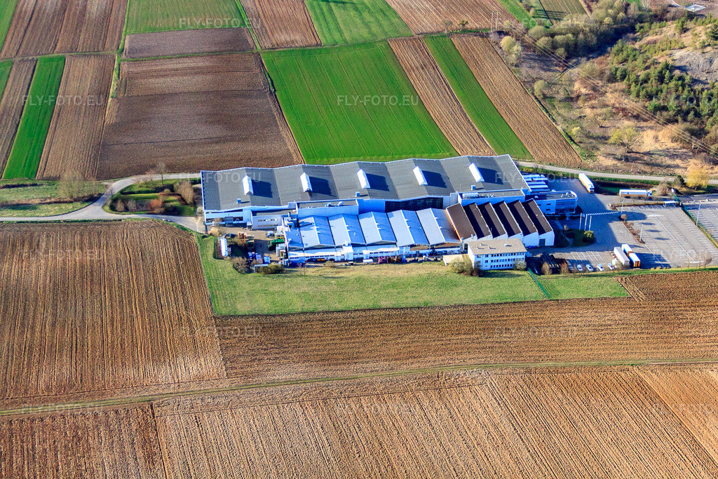 Vue aérienne: ISRI à Merkwiller-Pechelbronn dans le département Bas Rhin, France.Photo: IMG_38732.jpg prise le 20/03/2011 par Werner Riehm/FLY-FOTO.euRésolution de l'original: 4752 x 3168 pxWir sind Isringhausen