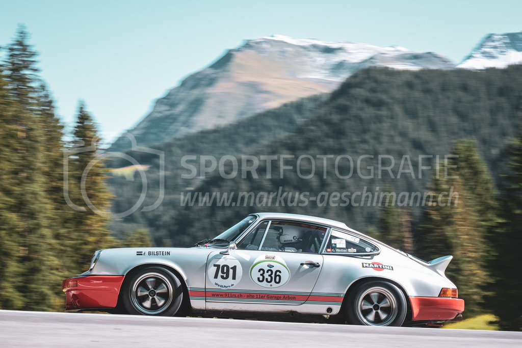 21. Arosa ClassicCar 2025 - 6. =September= 2025 | George Wetter aus Herisau (SUI) in einem 911 RSR 2, 91 Porsche aus dem Jahre 1976 mit Startnummer 336 am Arosa ClassicCar 2025 in der Kategorie Sport Trophy..@arosaclassiccar, @arosa.official, #arosaclassiccar, #arosa, #76curves, #classiccarBild: Sportfotografie Markus Aeschimann | www.markus-aeschimann.ch - Realisiert mit Pictrs.com
