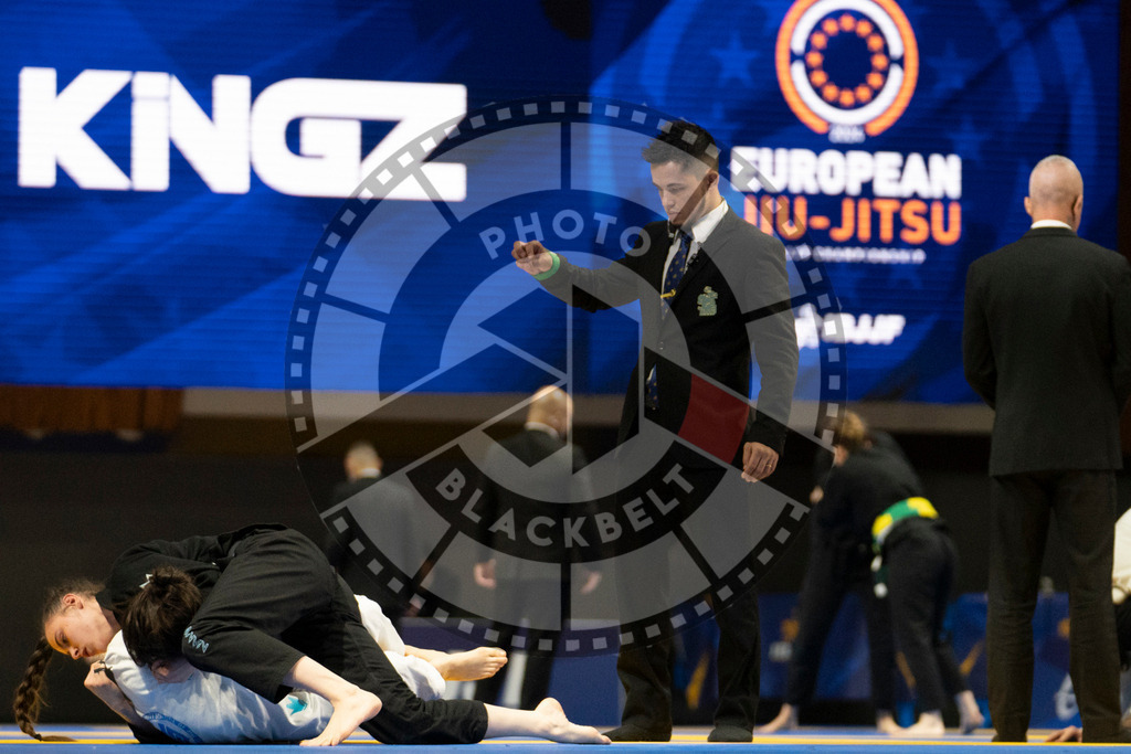 20240119PBB1478 | Fighters compete during the IBJJF European Championship in Paris, France, on January 19, 2024.