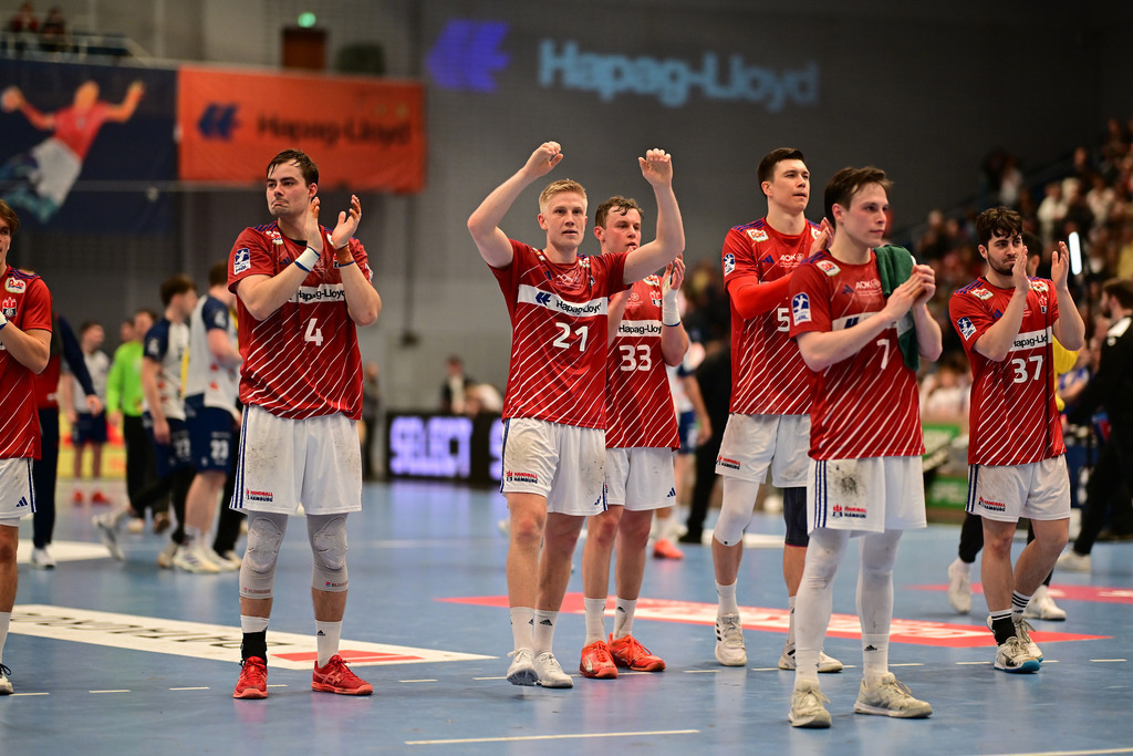 Handball I Herren I Saison 2024-2025 I Bundesliga I 25. Spieltag I HSV Hamburg - 1. VfL Potsdam | Der Sportfotograf. - Realisiert mit Pictrs.com