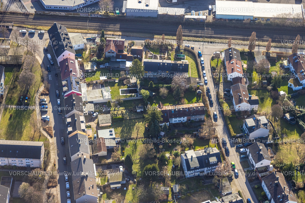 Witten240102667 | Luftbild, Wohnsiedlung Danziger Straße Ecke Ziegelstraße, Witten, Ruhrgebiet, Nordrhein-Westfalen, Deutschland