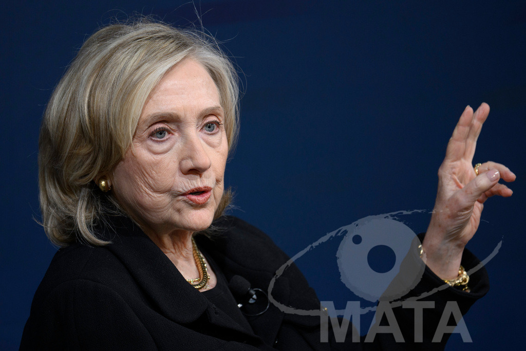 _DWA3758 | Die US-Politikerin Hillary Clinton auf der Veranstaltung Bridging Scholarship and Statecraft im Rahmen der Münchner Sicherheitskonferenz 2026. München, 13.02.2026 Bayern Deutschland  - Realized with Pictrs.com