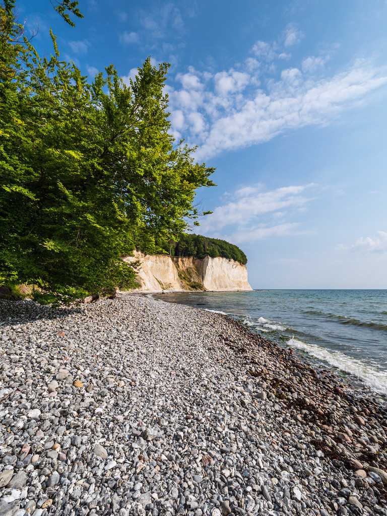 Kreidefelsen an der Küste der Ostsee auf der Insel Rügen | Kreidefelsen an der Küste der Ostsee auf der Insel Rügen.