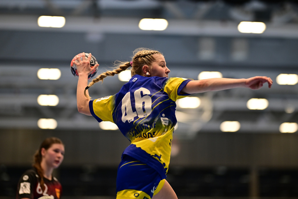 Handball I Frauen I Saison 2025-2026 I 3. Liga Staffel Nord I 11. Spieltag I Buxtehuder SV II - Frankfurter HC | Der Sportfotograf. - Realisiert mit Pictrs.com