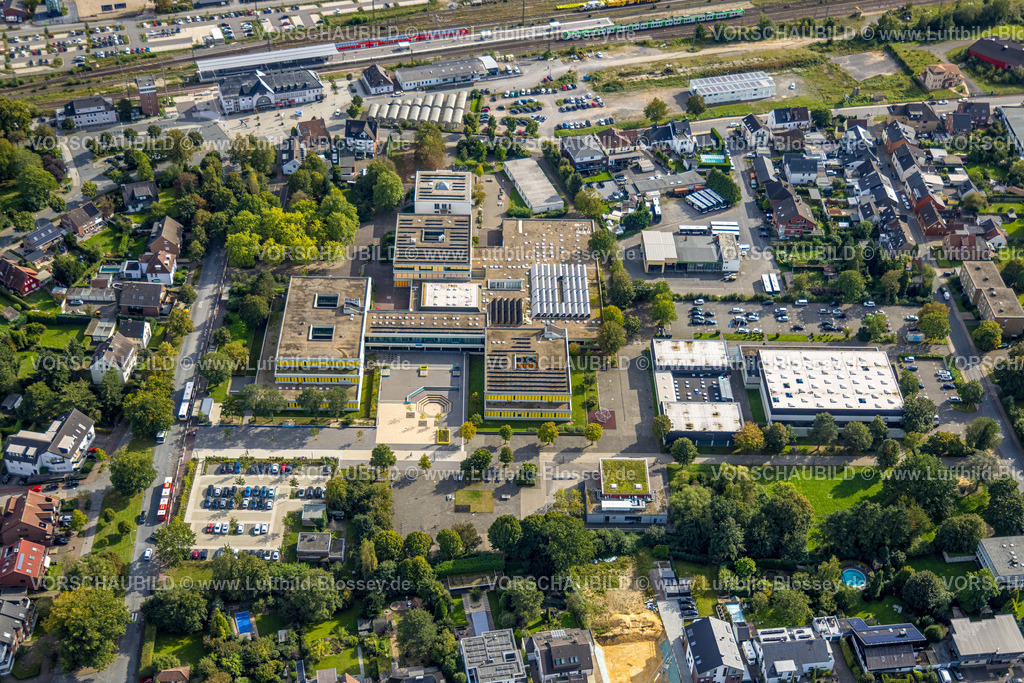 Haltern230905809 | Luftbild, Schulzentrum mit Joseph-König-Gymnasium und Alexander-Lebenstein-Realschule, Haltern-Stadt, Haltern am See, Ruhrgebiet Münsterland, Nordrhein-Westfalen, Deutschland
