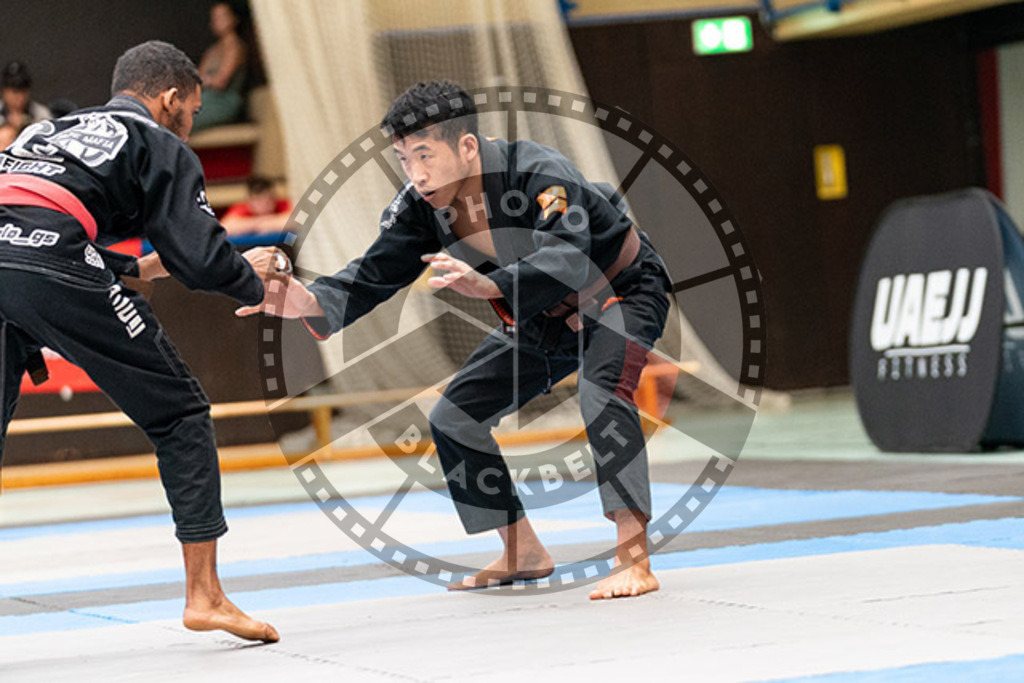 20230826PBB51857 | Fighters compete during the AJP INTLPRO BJJ and grappling competition in Hamburg, Germany, on August 26 2023.