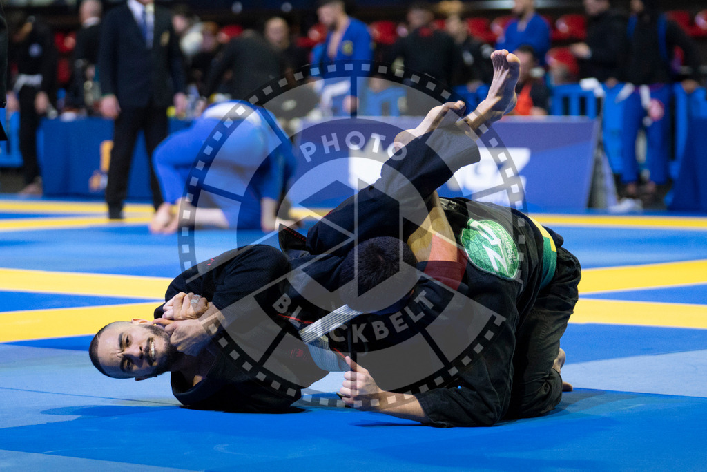 20240119PBB1035 | Fighters compete during the IBJJF European Championship in Paris, France, on January 19, 2024.