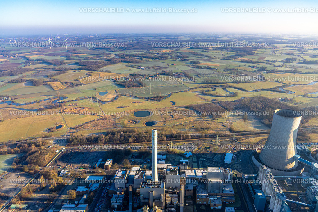 Hamm260100001Uentrop | Luftbild, Gelände für das geplante Rechenzentrum in Lippetal auf der Stadtgrenze zu Hamm, investieren wird das US-Beteiligungsunternehmen Blackstone 4 Millarden Euro, Uentrop, Hamm, Lippborg, Lippetal, Ruhrgebiet, Nordrhein-Westfalen, Deutschland, 