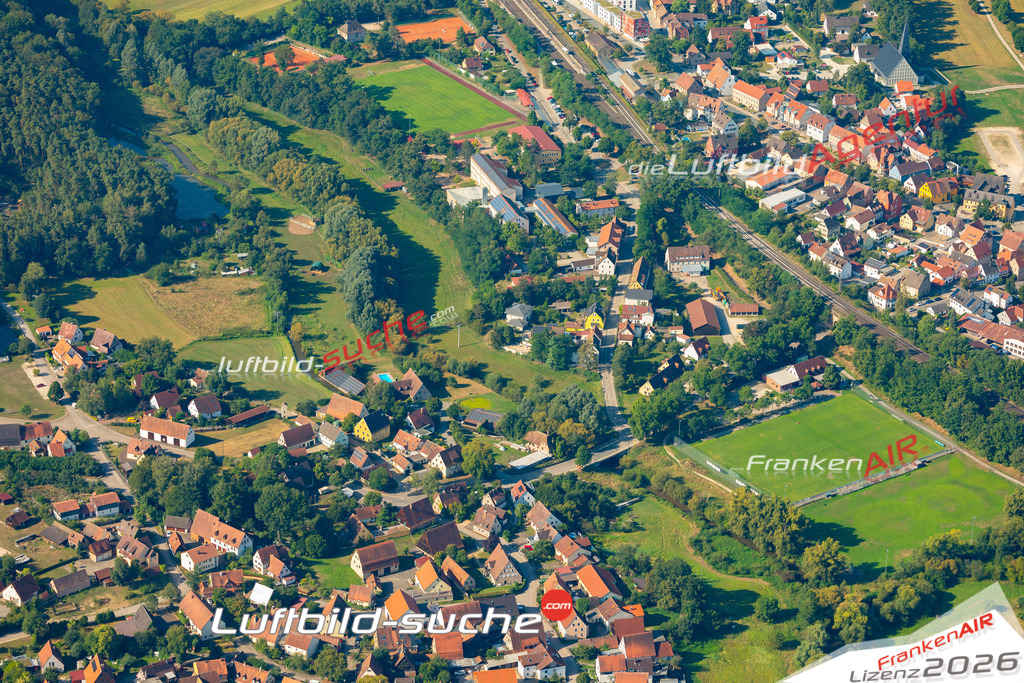 Das Luftbild zeigt : Petersgmünd Georgensgmünd - Die Luftaufnahme wurde 2024 vom UL-Flugzeug aus erstellt ( keine Drohne ) - Hochauflösende Luftaufnahme - Für grossformatige Ausdrucke geeignet. Die Geschenkidee !Mit Lizenz und Bildrechte bestellbar
