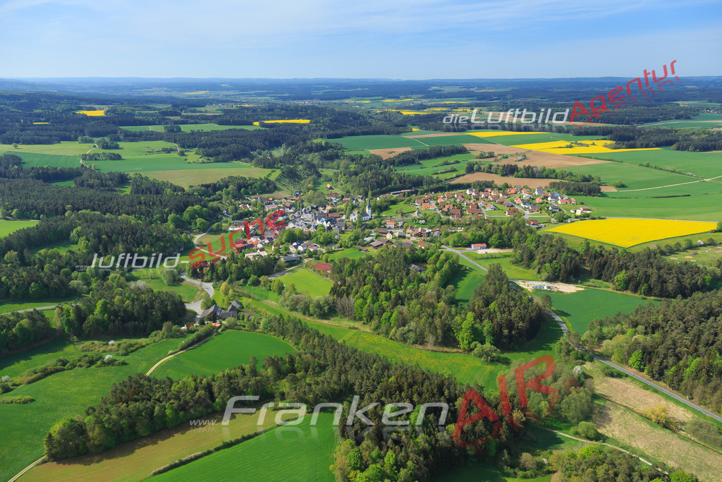 Luftbild von  Wonsees - Luftaufnahme wurde 2015 von https://frankenair.de mittels Flugzeug (keine Drohne) erstellt - die Geschenkidee