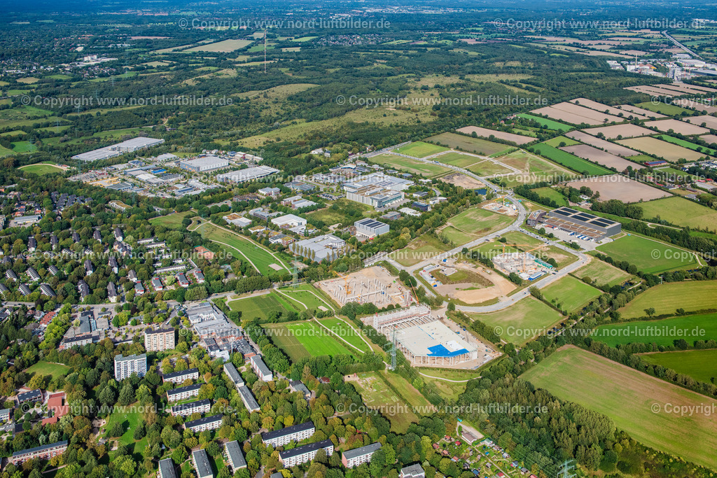 Hamburg_Rahlstedt_Gewerbegebiet_Höltingbaum_ELS_5755250923 | HAMBURG 25.09.2023 Industrie- und Gewerbegebiet " Höltingbaum " in Hamburg Rahlstedt, Deutschland. // Industrial and commercial area "Hoeltingbaum" in Hamburg Rahlstedt, Germany. Foto: Martin Elsen