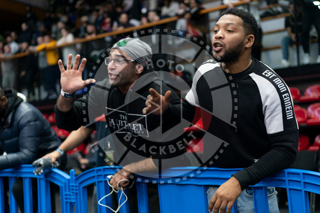 20240119PBB2800 | Fighters compete during the IBJJF European Championship in Paris, France, on January 19, 2024.