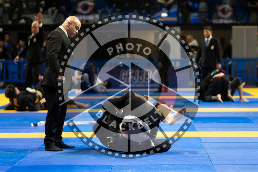 20240119PBB0959 | Fighters compete during the IBJJF European Championship in Paris, France, on January 19, 2024.
