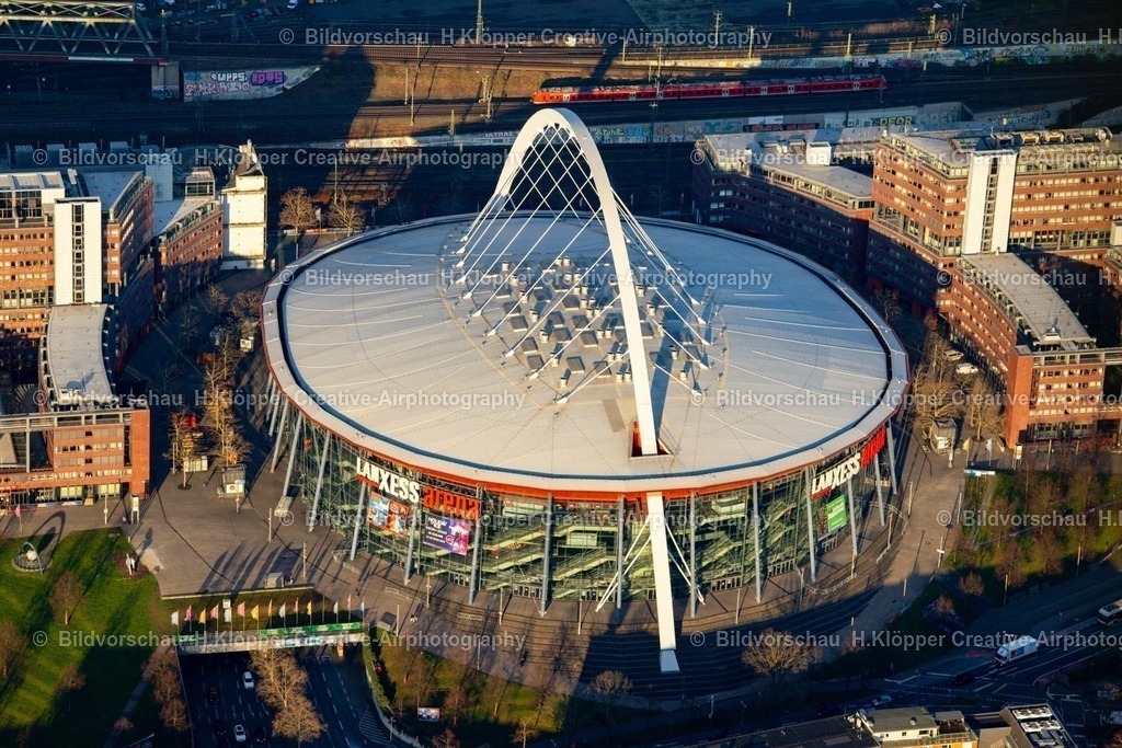 Luftbild Lanxess Arena Köln-7965 | Luftbildfotografie Lanxess Arena Köln - Realisiert mit Pictrs.com