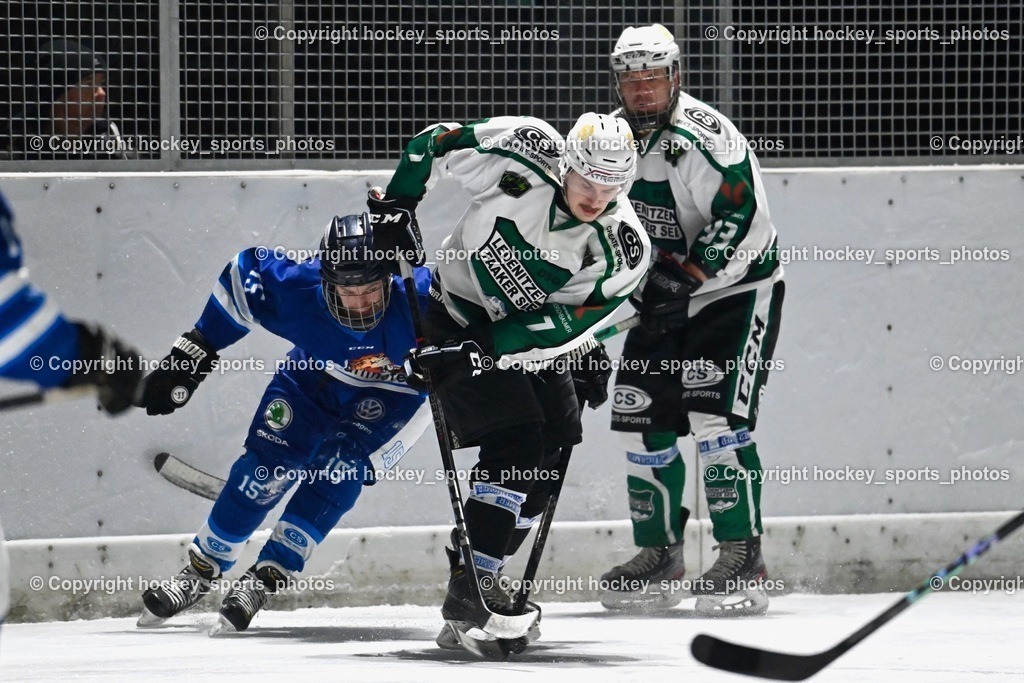 EC Ice Tigers Paternion vs. DSG Ledenitzen Faakersee 14.1.2024 | #15 Rauter Johann, #7 Peterschitz Lukas, #93 Schellander Thomas