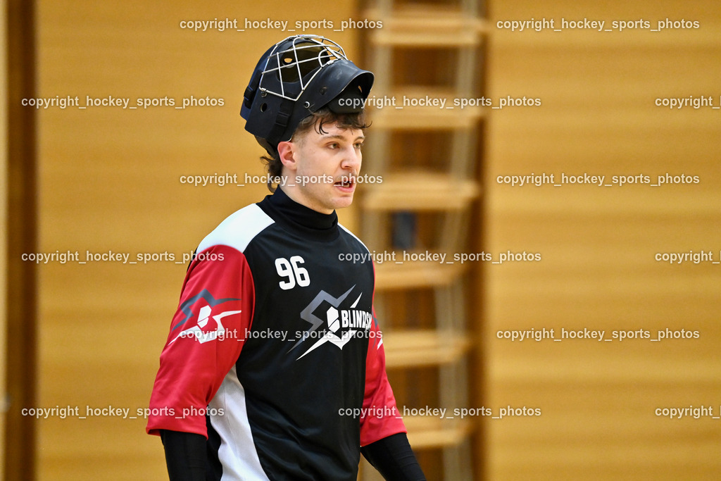 VSV Unihockey vs. KAC Floorball | #96 Clemens Meixner KAC Floorball, VSV Unihockey vs. KAC Floorball, VSV Unihockey vs. KAC Floorball am 28.03.2026 in Villach (Ballspielhalle St. Martin), Austria, (Photo by Bernd Stefan)