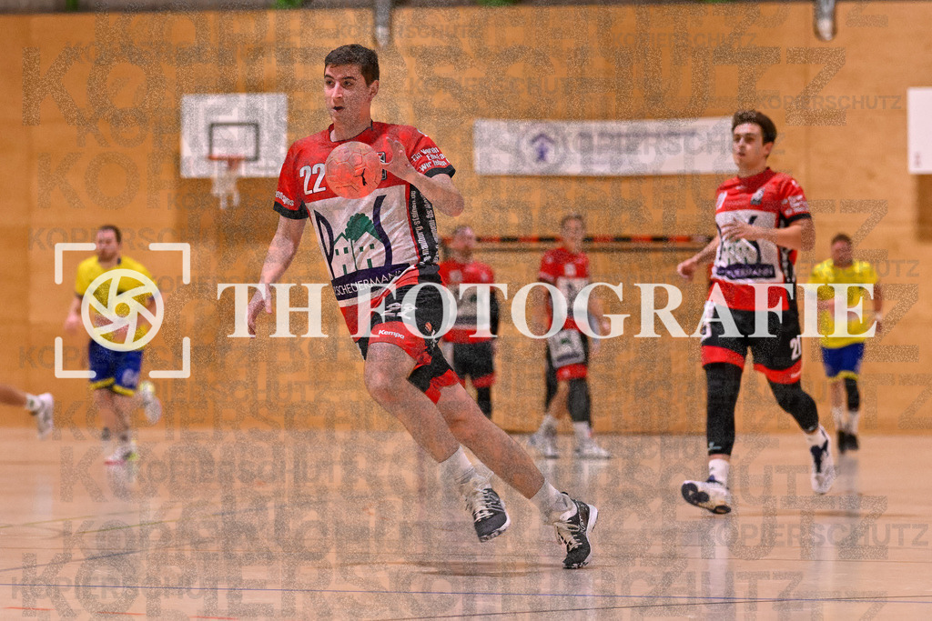 GER, SG Maulburg/Steinen - SG Allensbach/Dettingen, Handball, Landesliga Suedbaden, 2. Spieltag, Saison 2024/2025, 28.09.2024 | Niklas Ahrens (SG Maulburg/Steinen, #22)GER, SG Maulburg/Steinen - SG Allensbach/Dettingen, Handball, Landesliga Suedbaden, 2. Spieltag, Saison 2024/2025, 28.09.2024Foto: TH Fotografie/Thomas Hess