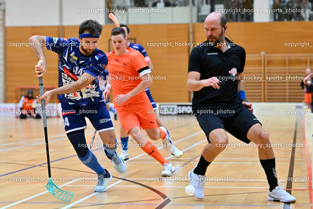 VSV Unihockey vs. SZPK Floorball 4.11.2023 | #14 Michael Klemm, Siegfried Sendlhofer Referee