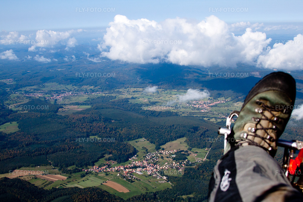 Aerial view: And Lembach in Climbach in the state Bas-Rhin, France.Photo: IMG_21016.jpg taken on 09/06/2009 by Werner Riehm/FLY-FOTO.comResolution of the original: 4752 x 3168 px