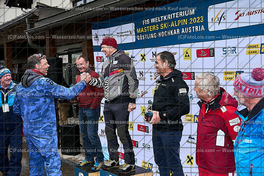 ALP1492_FMC-GS_Siegerehrung | (C)FotoLois.com, Alois Spandl, FIS Masters Cup Ski Alpin 2023 Hochkar, GiantSlalom-Kategorie A-B-C, Fr 24. März 2023.