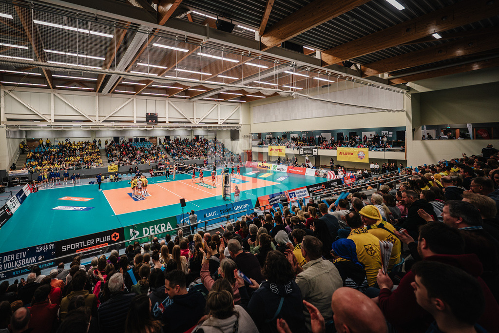 Volleyball | Frauen | Saison 2025/2026 | Volleyball Bundesliga | ETV Hamburger Volksbank Volleys vs. SSC Palmberg Schwerin | 17.01.2026 | Die volle CU Arena mit über 1400 Zuschauern