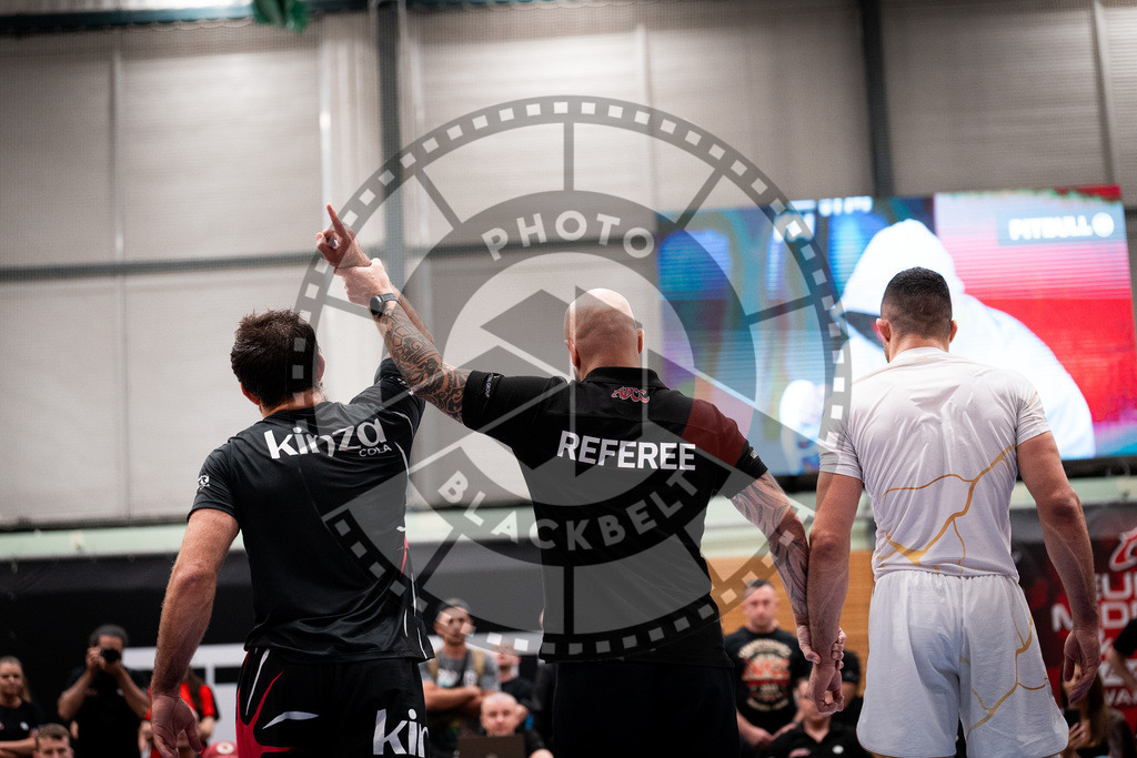 20250906PBB4724 | Fighters compete during the ADCC European Trials  competition in Warsaw, Poland, on September 6, 2025.