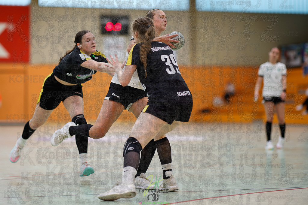 Quali-Turnier JBL wJA; Frisch Auf Göppingen - HC Rödertal | Quali-Turnier JBL wJA; Frisch Auf Göppingen - HC Rödertal am 31.05.2025 in Oberkleen (Weidig-Halle)Photo © 2025 - Jörg Heinrich - Realisiert mit Pictrs.com