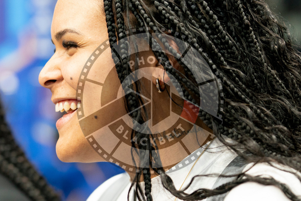 20240124PBB03077 | Fighters compete during the second day of the IBJJF European Championship in Paris, France, on January 24, 2024.
