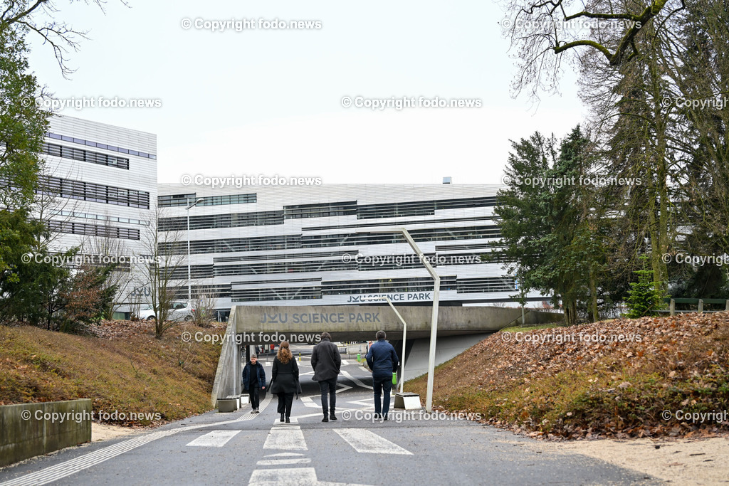 JKU Linz_ Science Park_ 09.02.2024-8 | 09.02.2024, Johannes Kepler Universitaet Linz, AUT, JKU, Gelaende, im Bild JKU Linz, Science Park, Campus, Technologie, hoch-modernes und architektonisch spektakulaeres Campus-Zentrum, Mechatronik, Kuenstliche Intelligenz, Digitalisierung, Mathematik, Forschung, Entwicklung