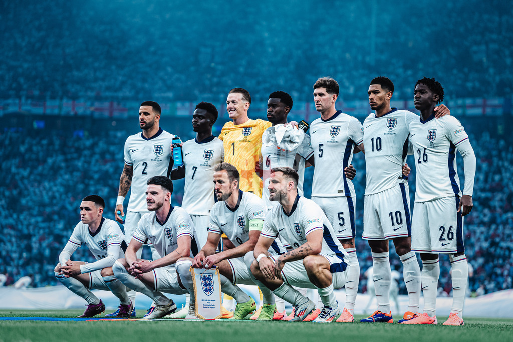 Fußball | Herren | UEFA-Fußball-Europameisterschaft 2024 | Finale | Spanien vs. England | 14.07.2024 | Mannschaftsfoto England