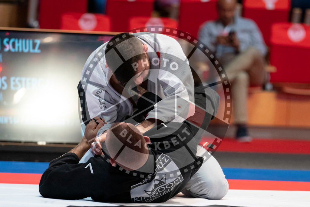 20231107PBB4849 | Fighters compete during the AJP World Master Championship in the Mubadala Arena in Abu Dhabi, Arab United Emirates, on November 7, 2023.