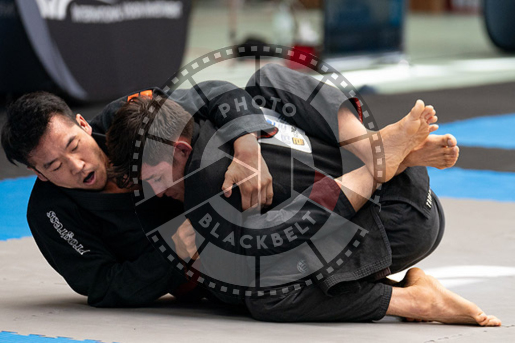 20230826PBB52574 | Fighters compete during the AJP INTLPRO BJJ and grappling competition in Hamburg, Germany, on August 26 2023.